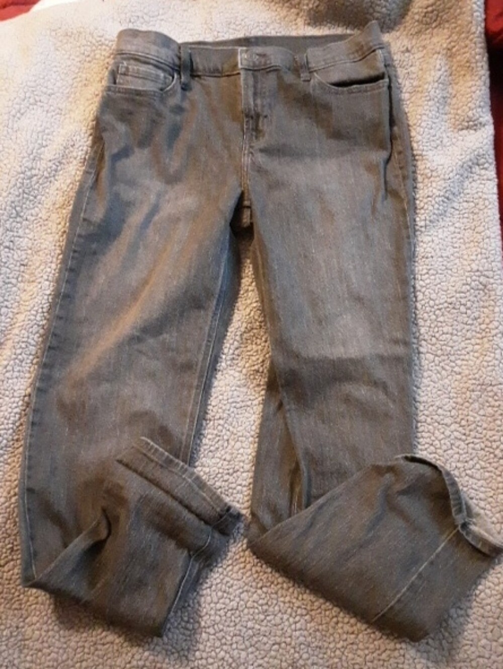 Old Navy Gray Straight-Leg WOW Boyfriend Women's Jeans